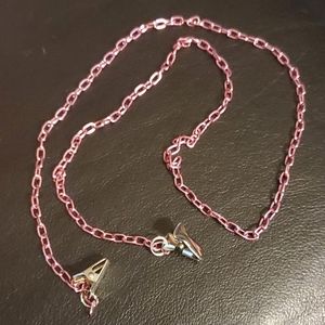 Light Pink Face Mask Chain Holder
